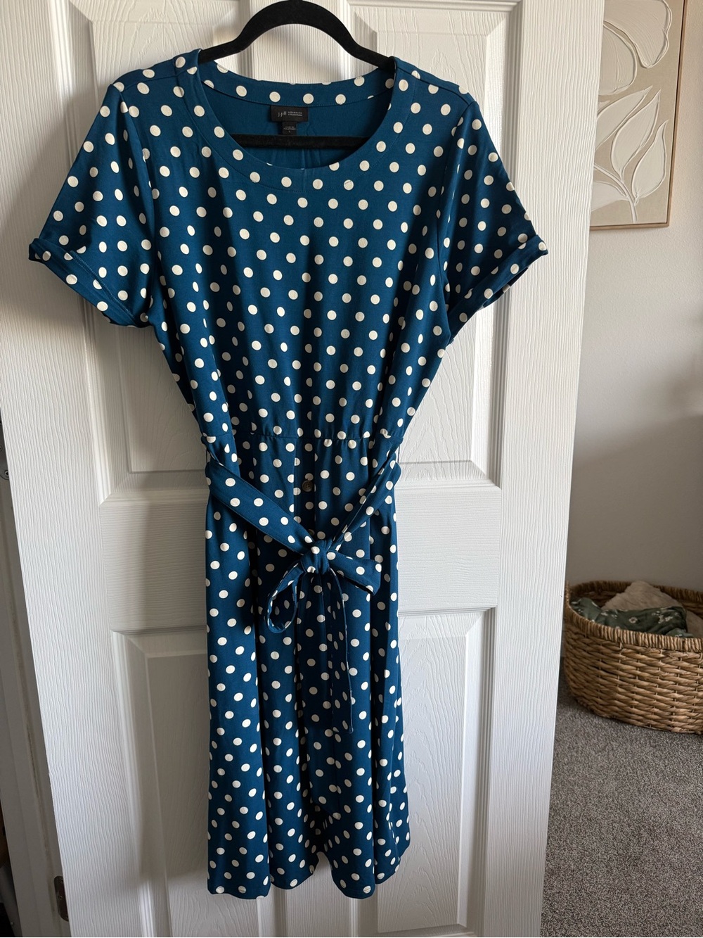 J•JILL WEAREVER COLLECTION POLKADOT DRESS